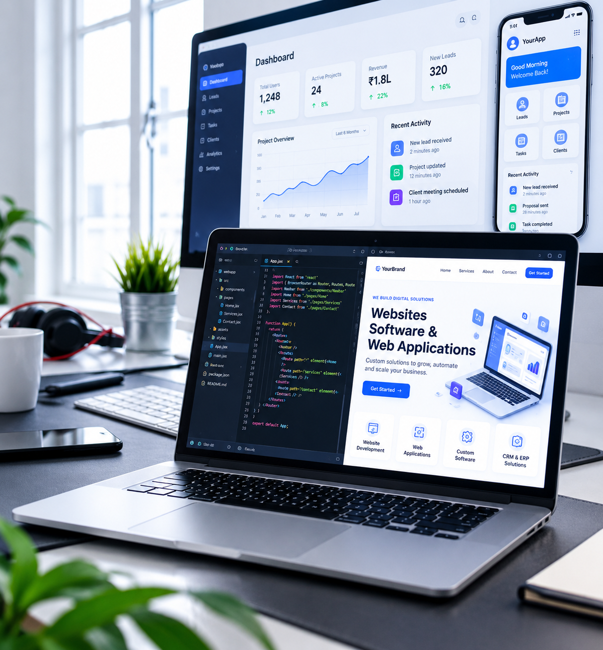 Website, Software & Web App Development​